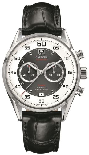 TAG Heuer Carrera Calibre 36 Flyback Stainless Steel / Grey / Alligator